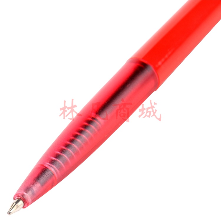 得力6506圆珠笔0.7mm子弹头(红)(支) 60支装