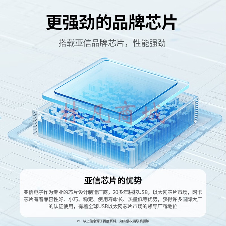 绿联 USB转RJ 45 网线转接头
