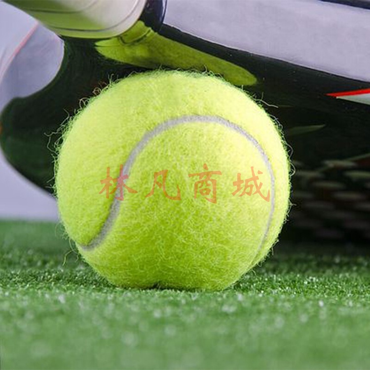 博卡网球初学者高弹性耐打训练网球耐磨初中级比赛专用按摩宠物球 （3只装） 升级耐打网球