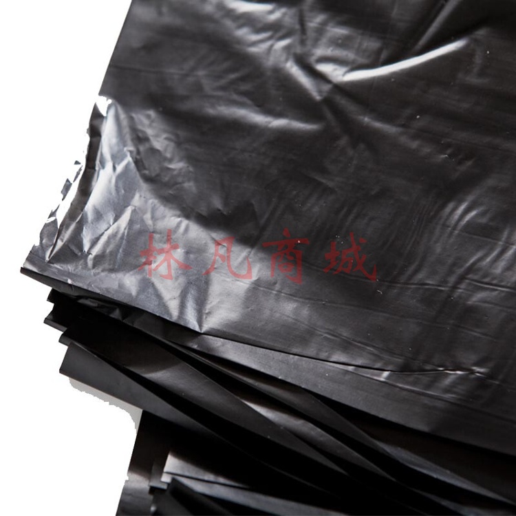 黑色加厚垃圾袋大号平口塑料袋