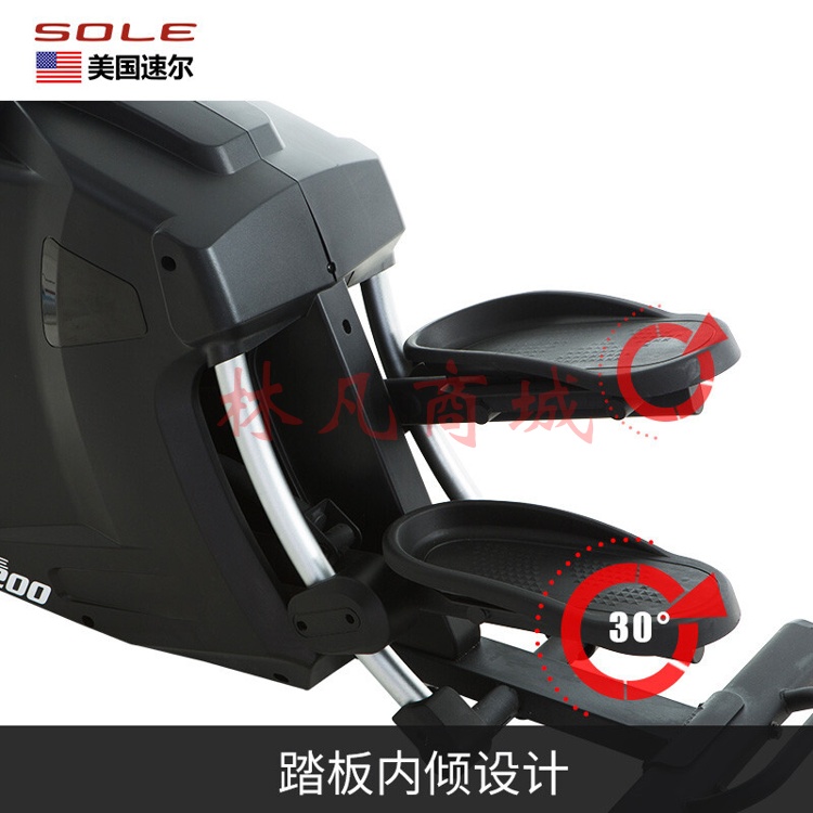 速尔（SOLE） 美国sole速尔登山机家用豪华静音滑步椭圆机健身房椭圆仪太空漫步机SC200