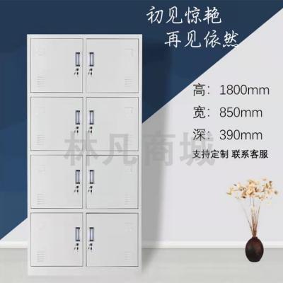 通达钢制办公文件柜铁皮柜员工储物柜鞋柜多门碗柜餐具柜八门更衣柜子