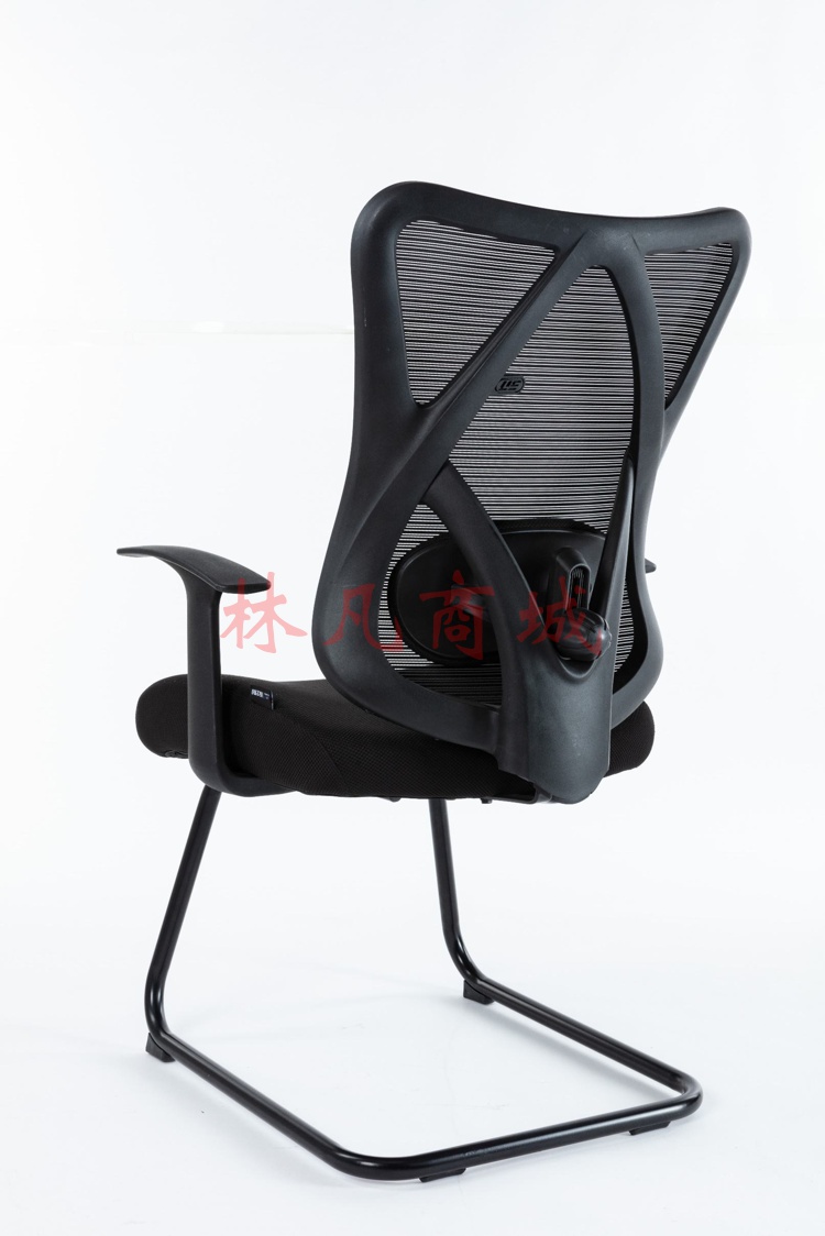 永艺 人体工学座椅 会议椅 转椅 沃克（全黑弓形椅） MC-1084P（不含安装费）