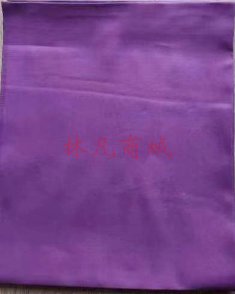 双层口袋 紫色纯棉
