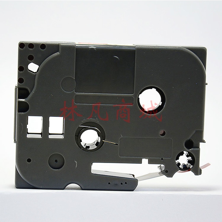 普贴(PUTY)QZE-621 标签贴纸 PT-E115B打印机色带9mm适用兄弟标签机PT-D2109MM荧光橙底黑字 TZ-B21(单位:个)