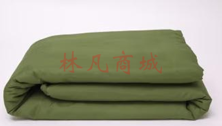 褥子墨绿纯棉