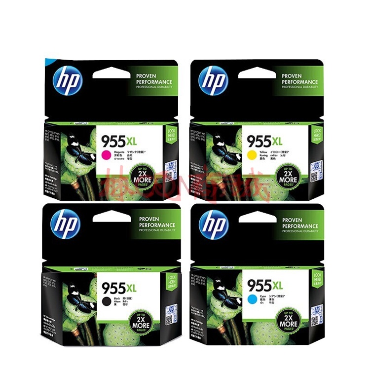 惠普（HP） 955XL 墨盒 适用8210 8710 8720 7740 7720 7730 955XL大容量四色套装