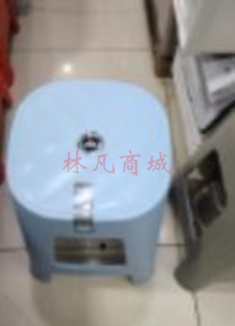 加厚普通蓝色塑料凳