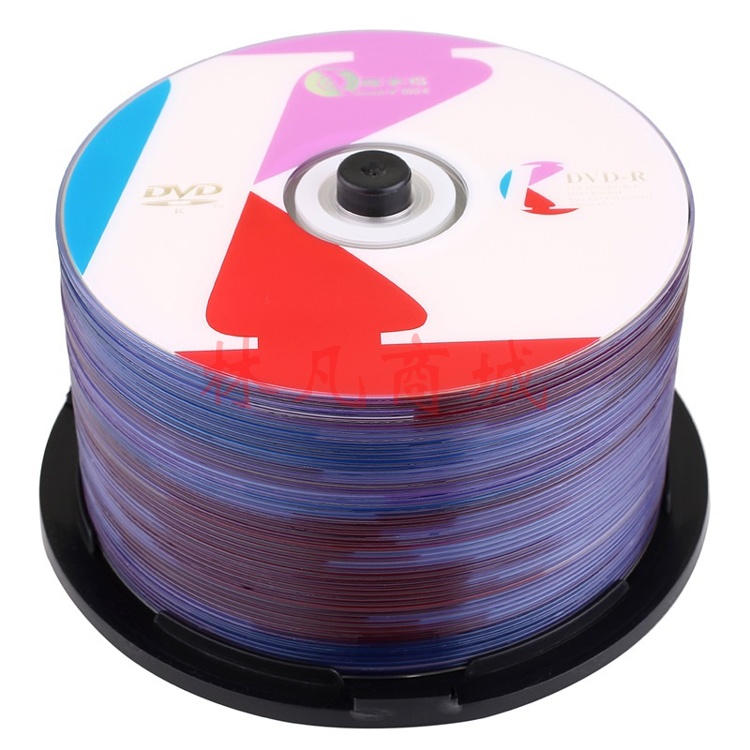 啄木鸟 DVD-R 光盘/刻录光盘/空白光盘/刻录碟片/ 16速 4.7G K系列 桶装50片 刻录盘