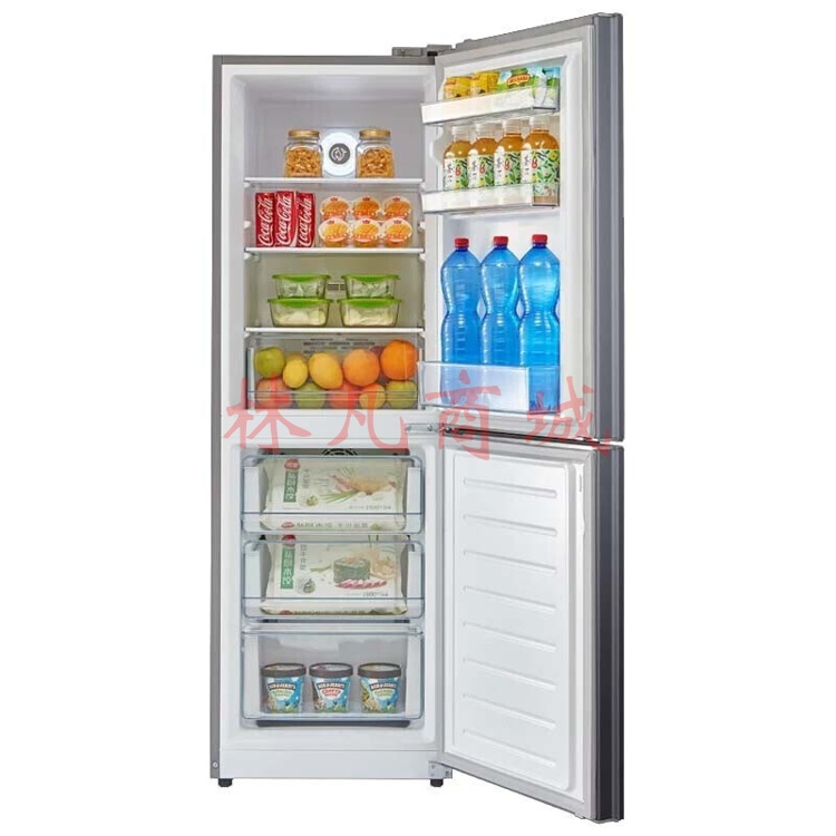 美的家用双开门电冰箱 智能控温 BCD-186WMA 