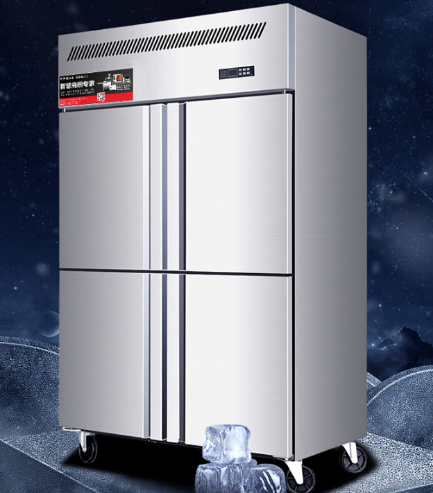麦大厨 电冰箱 MDC-ZLC4-1000L4-LCLDCPG 四开门冰箱商用冷藏冷冻保鲜双温大容量厨房酒店饭店985L立式风冷冰柜（不含运费）